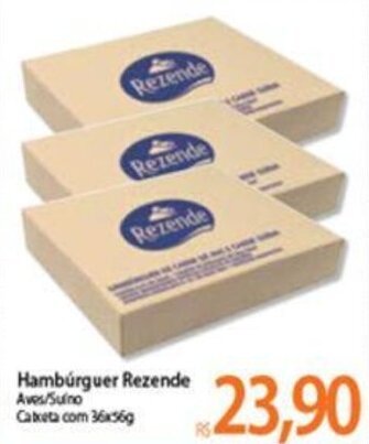 Atacadão Hamburguer Rezende oferta