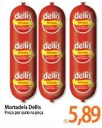 Atacadão Mortadela Dellis oferta