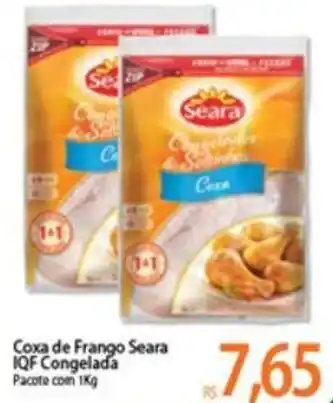 Atacadão Coxa de Frango Seara IQF Congelada 1kg oferta