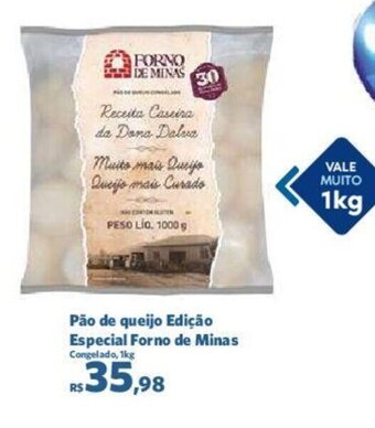 Sam's Club Pão de queijo Edição Especial Forno de Minas Congelado, 1kg oferta