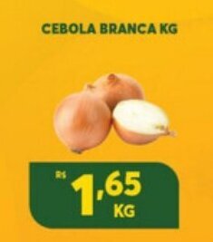 Atacadão Centro Sul Cebola Branca 1kg oferta
