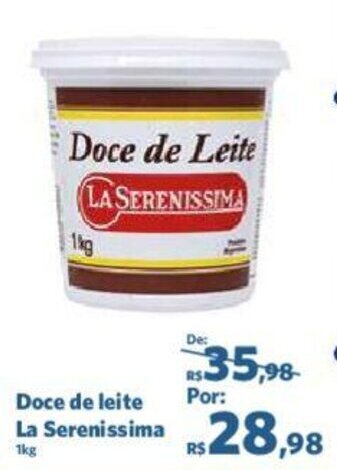 Doce de Leite LA SERENISSIMA 1kg