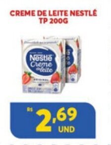 Atacadão Centro Sul Creme de Leite Nestle TP 200g oferta