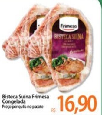Atacadão Bisteca Suina Frimesa Congelada oferta