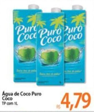 Atacadão Agua de Coco Puro Coco 1L oferta