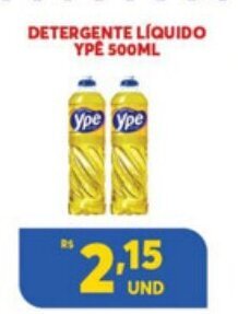 Atacadão Centro Sul Detergente Liquido Ype 500ml oferta