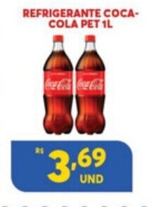 Atacadão Centro Sul Refrigerante Coca-Cola pet 1L oferta