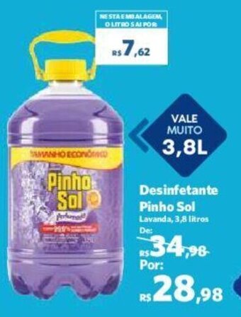 Desinfetante Pinho Sol Lavanda, 3,8 litros