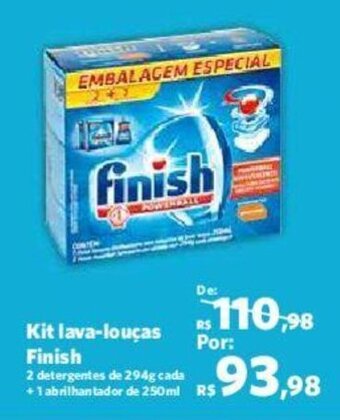 Sam's Club Kit lava-louças Finish oferta