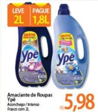 Atacadão Amaciante de Roupas Ype 2L oferta