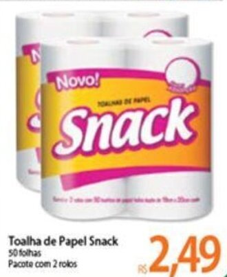 Atacadão Toalha de Papel Snack oferta