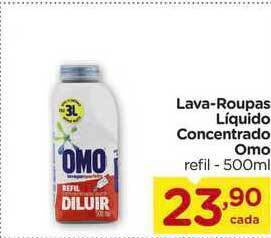 Carrefour Lava-roupas Líquido Concentrado Omo 500ml oferta