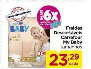 Carrefour Fraldas Descartáveis Carrefour My Baby oferta