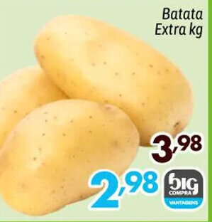 Supermercados Big Compra Batata Extra kg oferta