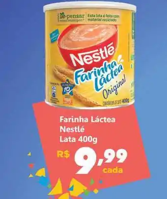 Comercial Esperança Farinha Láctea Nestlé 400g oferta