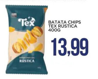 Apoio Mineiro BATATA CHIPS TEX RUSTICA 400G oferta