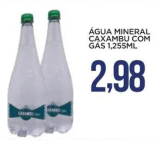 Apoio Mineiro ÁGUA MINERAL CAXAMBU COM GÁS 1,255ML oferta