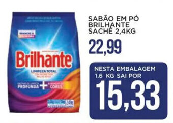 SABÃO EM PÓ BRILHANTE SACHÊ 2,4KG