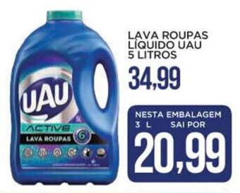 Apoio Mineiro LAVA ROUPAS LÍQUIDO UAU 5 LITROS oferta