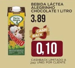 Apoio Mineiro BEBIDA LÁCTEA ALEGRINHO CHOCOLATE 1 LITRO oferta