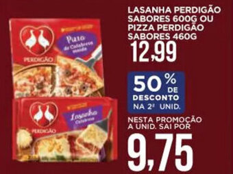 Apoio Mineiro LASANHA PERDIGÃO SABORES 600G OU PIZZA PERDIGÃO SABORES 460G oferta