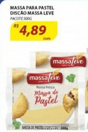 Assaí Atacadista Massa Para Pastel Discao Massa Leve 500g oferta