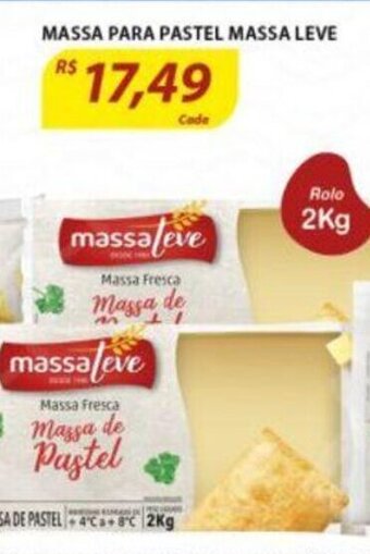 Assaí Atacadista Massa Para Pastel Massa Leve 2kg oferta
