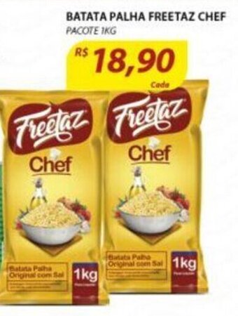 Assaí Atacadista Batata palha Freetaz Chef 1kg oferta