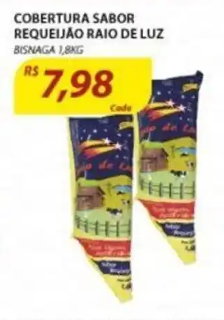 Cobertura Sabor Requeijao Raio de Luz 1.8kg