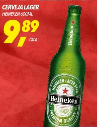 Frangolândia CERVEJA LAGER HEINEKEN 600ML oferta