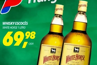Frangolândia WHISKY ESCOCÊS WHITE HORSE 1 LITRO oferta