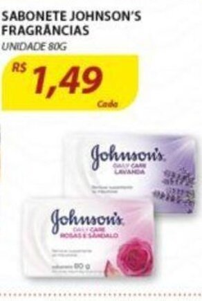 Assaí Atacadista Sabonete Johnson's Fragrancias 80g oferta