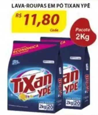 Assaí Atacadista Lava Roupas em po Tixan Ype 2kg oferta