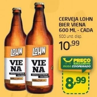 Cooper CERVEJA LOHN BIER VIENA 600 ML - CADA oferta