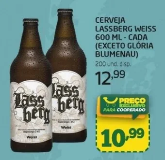 Cooper CERVEJA LASSBERG WEISS 600 ML - CADA oferta