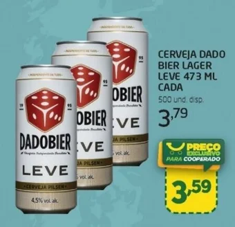 Cooper CERVEJA DADO BIER LAGER LEVE 473 ML CADA oferta