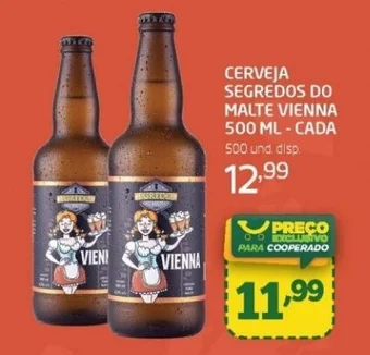 Cooper CERVEJA SEGREDOS DO MALTE VIENNA 500 ML - CADA oferta