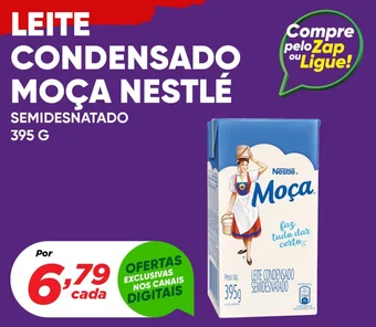 Dia LEITE CONDENSADO MOÇA NESTLÉ SEMIDESNATADO 395g oferta