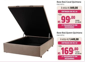 Deltasul Base Baú Casal Quintana oferta