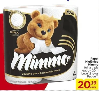 Carrefour Papel Higiênico Mimmo oferta