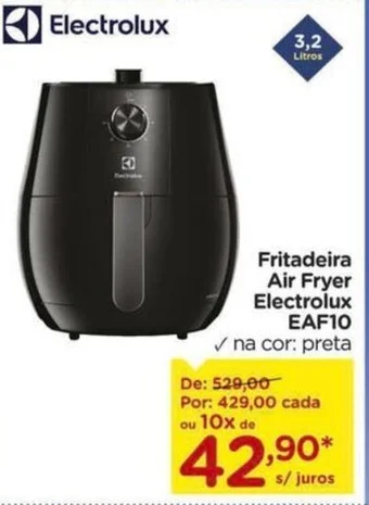 Carrefour Fritadeira Air Fryer Electrolux EAF10 oferta