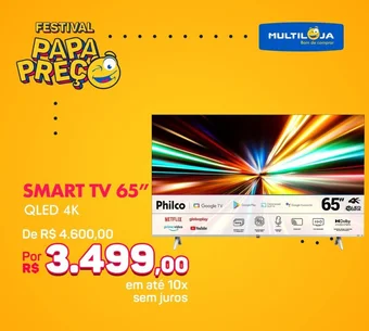SMART TV 65" QLED 4K