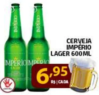 Iquegami Supermercados CERVEJA IMPÉRIO LAGER 600ML oferta