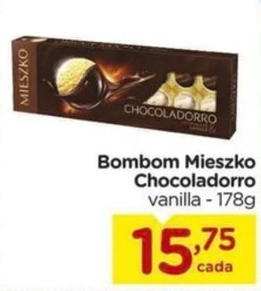 Carrefour Bombom Mieszko Chocoladorro vanilla - 178g oferta