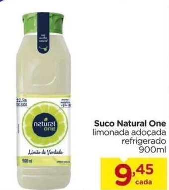 Carrefour Suco Natural One limonada adoçada refrigerado 900ml oferta