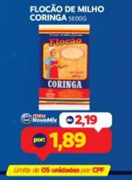 Novo Mix FLOCÃO DE MILHO CORINGA oferta