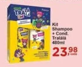 Rossi Supermercado Kit Shampoo + Cond. Tralálá 480ml oferta