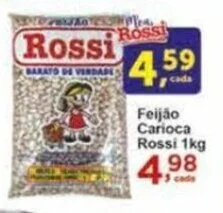 Rossi Supermercado Feijão Carioca Rossi 1kg oferta