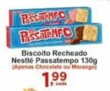 Rossi Supermercado Biscoito Recheado Nestlé Passatempo 130g oferta