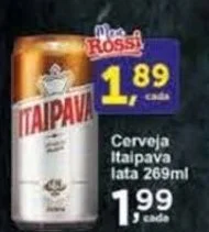 Rossi Supermercado Cerveja Itaipava lata 269ml oferta